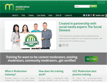 Tablet Screenshot of moderationgateway.com